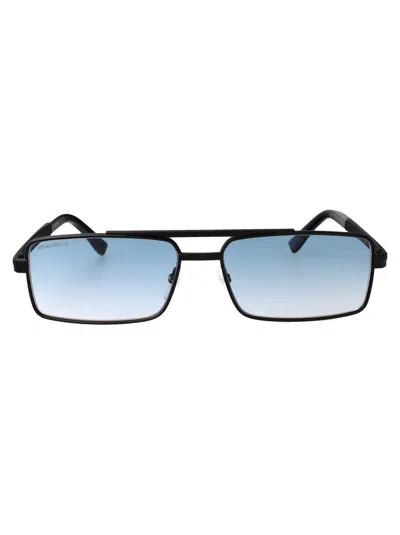 Dsquared2 Matte Black Metal Sunglasses