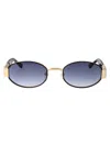 Dsquared2 Matte Gold Black Metal Sunglasses In Multi