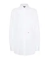 Dsquared2 Maxi Dean Shirt In White