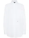 Dsquared2 Maxi Dean Shirt In White