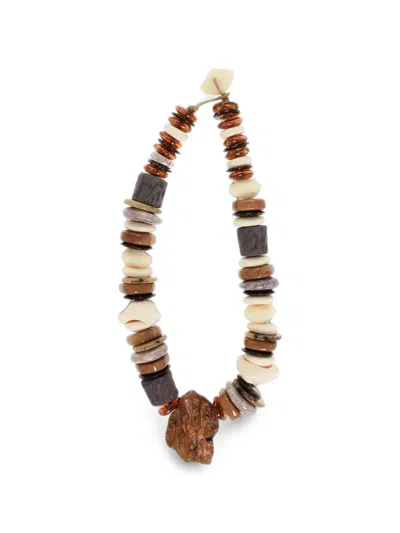 Dsquared2 Maxi Journey Charms Resin Necklace In Multi