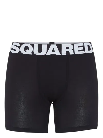 Dsquared2 Maxi-logo Boxers In Black