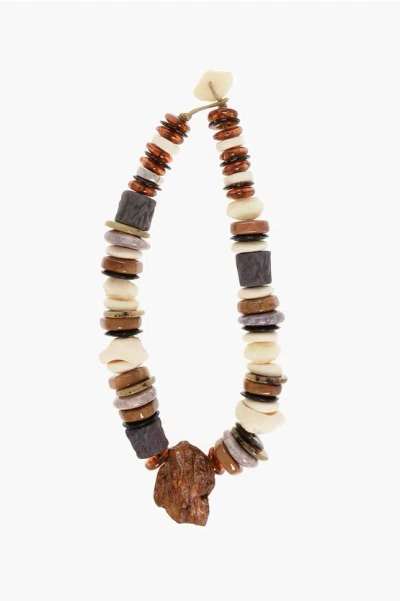 Dsquared2 Maxi Multicolor Stone Necklace