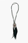 Dsquared2 Maxi Necklace With Stone And Tassels