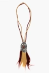 Dsquared2 Maxi Necklace With Stone And Tassels