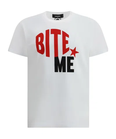 DSQUARED2 DSQUARED2 MAXI PRINT CREWNECK T-SHIRT