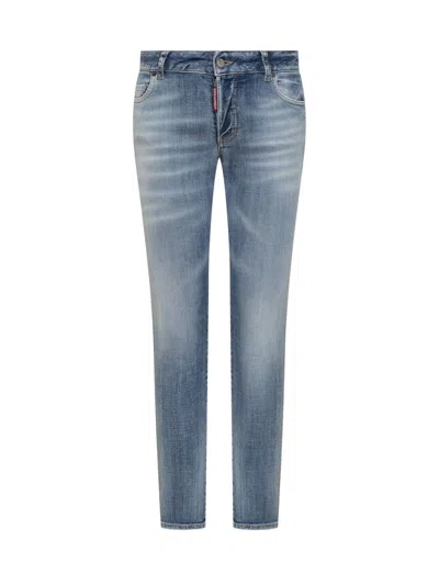 Dsquared2 Med W Jennifer Jeans In Blue