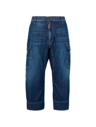 Dsquared2 Medium Carpenter Kawaii Jeans In Blue