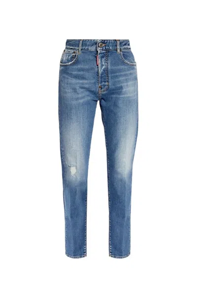 Dsquared2 Medium Preppy Wash Jennifer Jeans In Blue