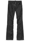 Dsquared2 Medium-rise Flared Jeans In Black