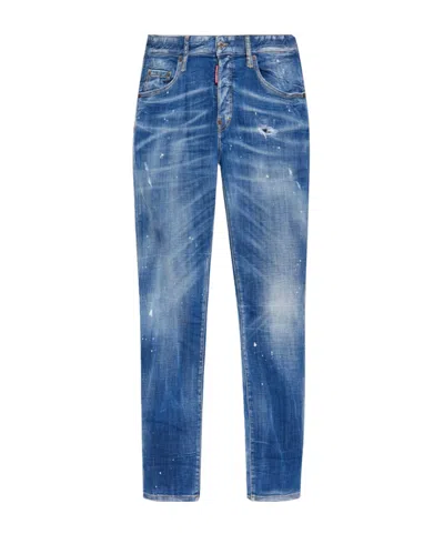 Dsquared2 Medium Spots Jeans In Blue