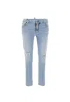 DSQUARED2 DSQUARED2 MEDIUM WAIST CROPPED TWIGGY JEANS
