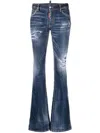 Dsquared2 Denim Flared Denim Jeans In Blue