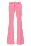 Dsquared2 Flare Waist Jeans With Pockets And Loops
