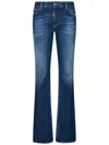 Dsquared2 Twiggy Mid-rise Flared Jeans In Blue