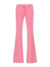 Dsquared2 Flare Waist Jeans With Pockets And Loops In Color Carne Y Neutral