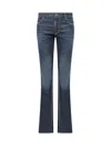 Dsquared2 Medium Waist Jeans In Blue