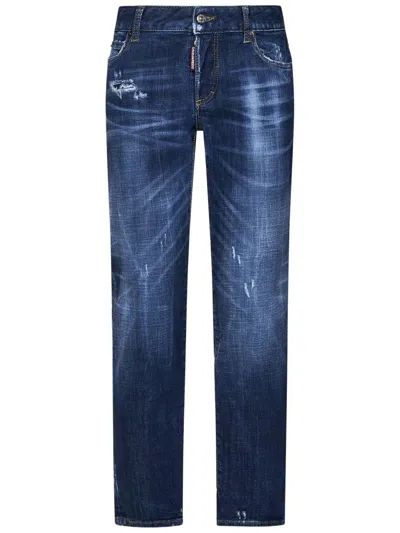 Dsquared2 Jeans Medium Waist Jennifer  In Blu