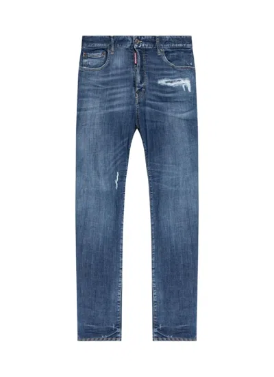 Dsquared2 Tailored Trousers For The Modern Professional In Blue