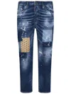 DSQUARED2 MEDIUM WORN OUT BOOTY WASH BRO JEANS