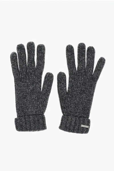 Dsquared2 Melange Wool Blend Gloves
