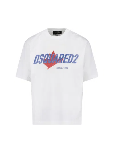 DSQUARED2 DSQUARED2 MEN'S 100% COTTON CREWNECK T-SHIRT