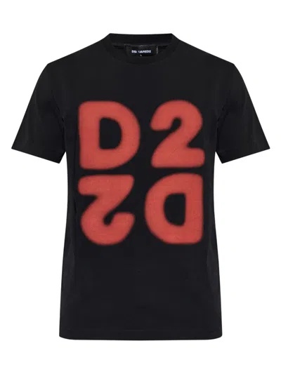 DSQUARED2 DSQUARED2 MEN'S 100% COTTON LOGO T-SHIRT