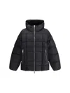Dsquared2 Men 3d Long Nylon Down Jacket In Black