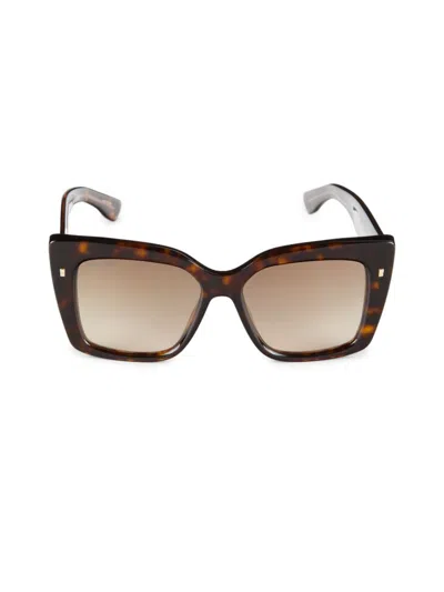 Dsquared2 Men's 54mm Square Sunglasses In Brown