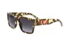 Dsquared2 Icon Camouflage Square-frame Sunglasses In Brown