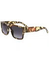Dsquared2 Icon Camouflage Square-frame Sunglasses In Orange