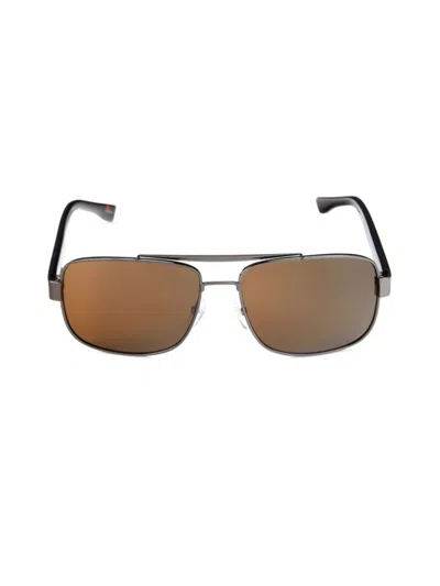 Dsquared2 Men's 60mm Rectangle Sunglasses In Brown