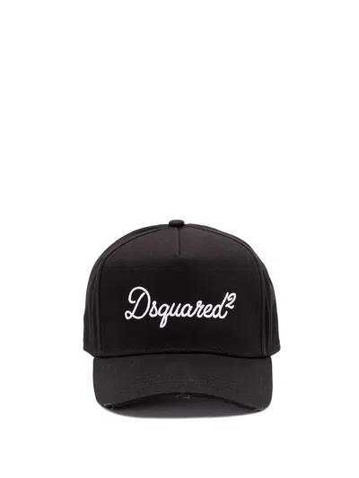 Dsquared2 Men Baseball Cap In Black