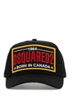 Dsquared2 Baseball Cap With Logo Patch In Black