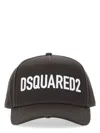 Dsquared2 Dsquared Men Baseball Hat With Logo In Black