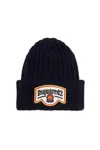 Dsquared2 "beanie Hat With Patch Logo In Blue