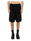 Dsquared2 Dsquared Men Cargo Bermuda Shorts "balloon" In Black