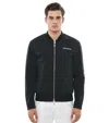 Dsquared2 Logo-print Zip-up Bomber Jacket In Black