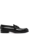 DSQUARED2 MEN'S BLACK BEAU LOAFERS FOR FW23