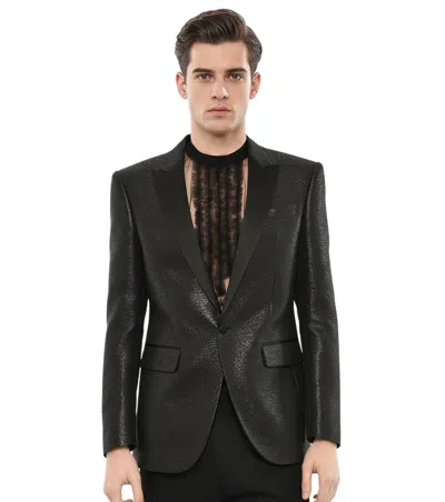 Dsquared2 Black Peaked Lapel Blazer