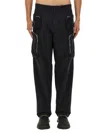 Dsquared2 Black Relaxed Cargo Pants In Black