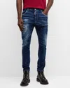 Dsquared2 Blue Skater Jeans In Navy/blue