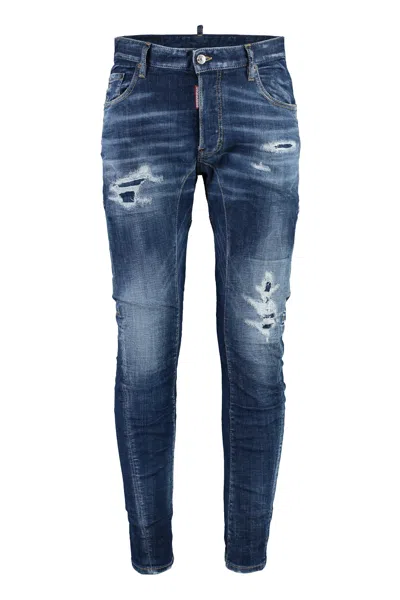 Dsquared2 Sailor Fit Jeans In Blue