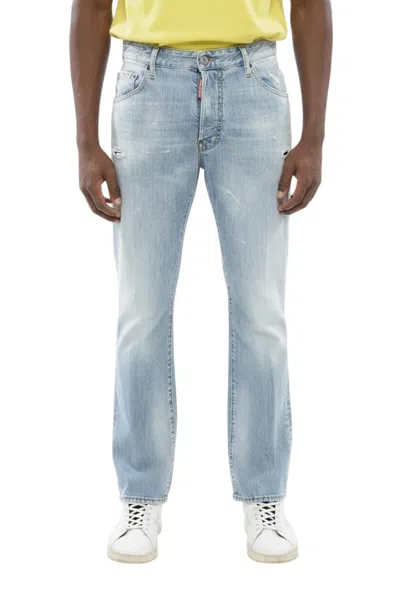 Dsquared2 Men Blue Mid Rise Jeans