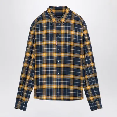 Dsquared2 Canadian Check Flanel Shirt In Multicolor