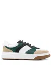 Dsquared2 Men's Bumpersneakerslace-up Low Top Sneakers In Bianco Verde Nero