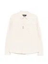 Dsquared2 Pockets Topstitch Shirt In White