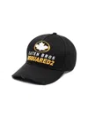 Dsquared2 Embroidered Baseball Cap In Black