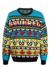 Dsquared2 Mohair Blend Ciro Sweater With Graphic Embroidery