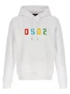 Dsquared2 Dsquared Cool Fit Sweatshirt With Drawstring Hood In White